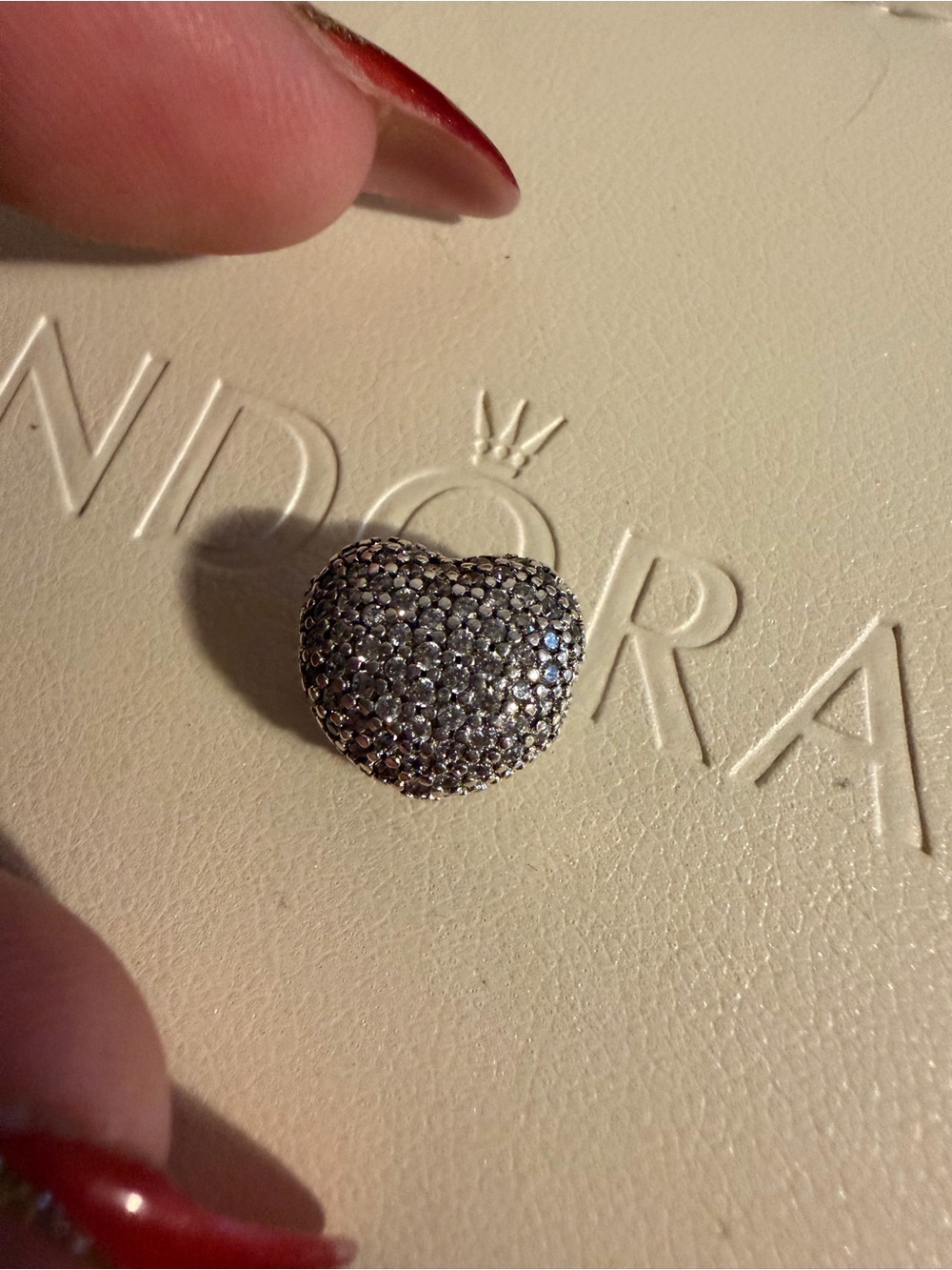Pandora Sparkling Clear Pave Clip